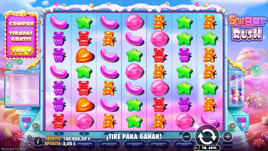 Sugar Rush — pantalla principal 7×7